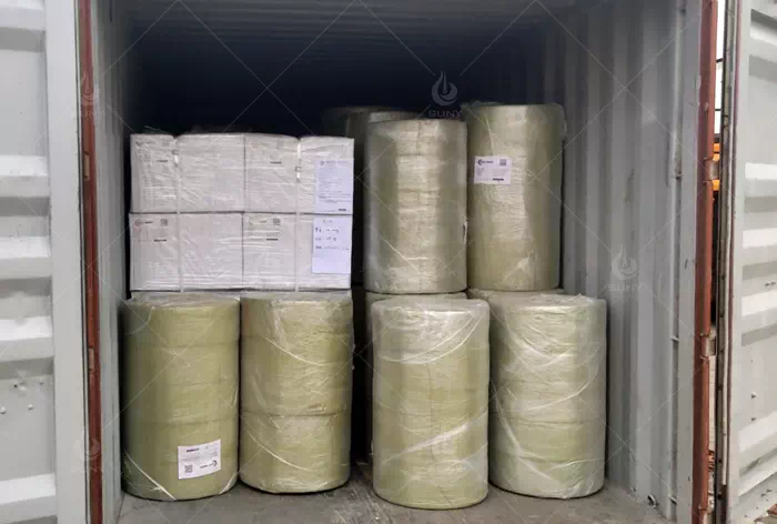 Spunlace nonwoven fabric delivery