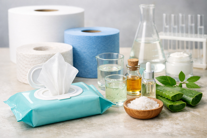 How are wet wipes made?