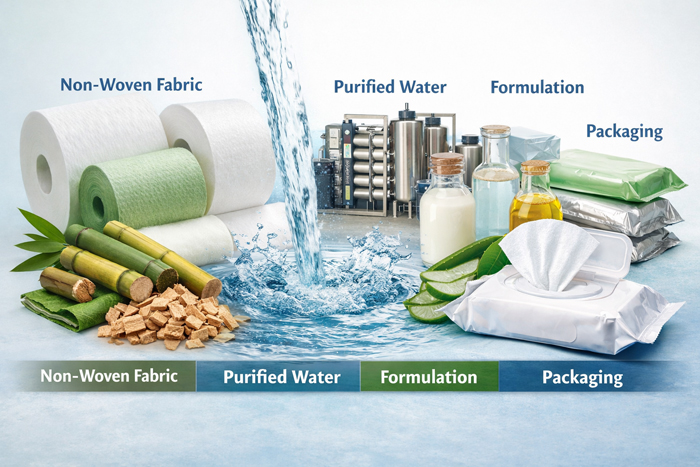 The Key to Wet Wipe Production: Product Quality Starts with Raw Materials