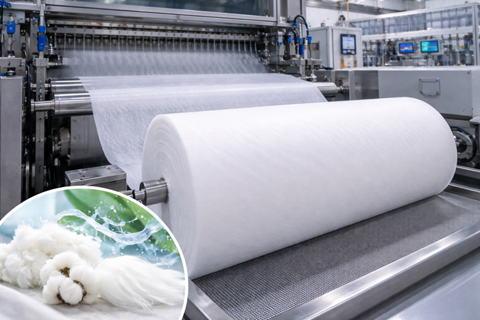 Spunlace nonwoven fabric for wet wipes materials