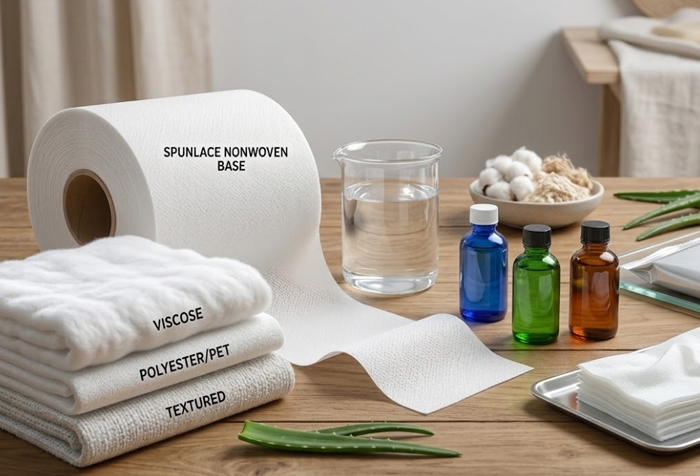 What are wet wipes made of?